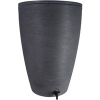 Amesbury 120L Ash Effect Water Butt Set with Stand, Diverter and Tap