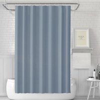 Anti-mold shower curtain, waterproof PEVA shower curtain 180x180 cm with 12 plastic hooks