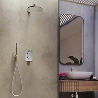 Aqualisa Showers - Aqualisa Dream Thermostatic Concealed Valve Mixer Shower Round Twin Head Chrome