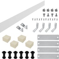 Aquariss Shower Tray Panel Riser Kit 1800mm Feet Legs Riser Package for Square Rectangle Trays White