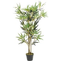 Artificial Bamboo Tree 552 Leaves 120 cm Green Vidaxl