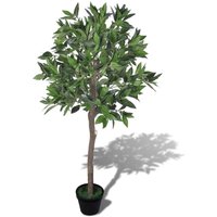 Artificial Bay Tree with Pot 120 cm Vidaxl