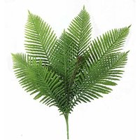 Hoopzi - Artificial Boston Fern Plants 31.5 Tall Artificial Shrubs Greenery Bushes Faux Flower Fake Areca Palm Plants Leaves for Indoor Outdoor Home