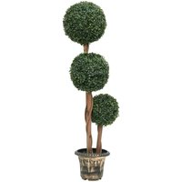 Bonnevie - Artificial Boxwood Plant with Pot Ball Shaped Green 119 cm VSVS9018224
