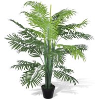 Artificial Phoenix Palm Tree with Pot 130 cm Vidaxl