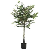 Artificial Ficus Tree 480 Leaves 130 cm Green vidaXL