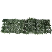 Tlily - Artificial Ivy Privacy Fence Screen, 118x19.6in Artificial Hedges Fence and Faux Ivy Vine Leaf Decoration for Garden