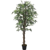 Artificial Maple Tree 672 Leaves 180 cm Green Vidaxl