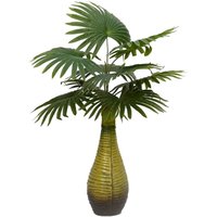 Artificial Palm Plant 9 Leaves 65 cm Green Vidaxl