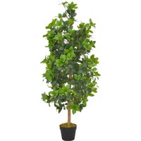 Artificial Plant Laurel Tree with Pot Green 120 cm Vidaxl