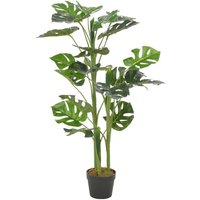 Artificial Plant Monstera with Pot Green 100 cm Vidaxl