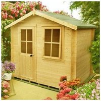 Avesbury Log Cabin Home Office Garden Room Approx 7 x 7 Feet
