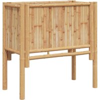 Garden Raised Bed Brown 70 x 35 x 70 cm Bamboo Vidaxl