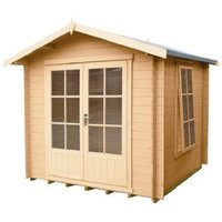 Barnsdale Log Cabin Home Office Garden Room Approx 7 x 7 Feet