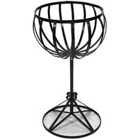 Garden Pride - Basket Stand 84 cm Tall Cauldron Planter Steel Black