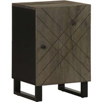 Bathroom Cabinet Black 38x33x58 cm Solid Wood Mango vidaXL