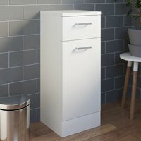 Essence - Bathroom Laundry Unit Cabinet White Gloss Soft Close Door Modern Furniture mdf