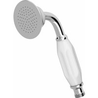 Architeckt - Bathroom Round Shower Handset Head Chrome Ceramic Traditional 70mm