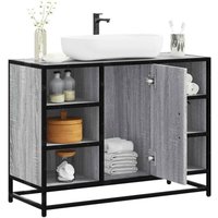 Vidaxl - Bathroom Sink Cabinet Grey Sonoma 80x33x60 cm Engineered Wood
