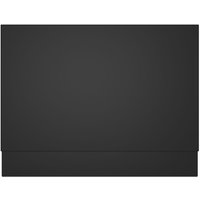NRG - Bathroom Wooden mdf Bath Panel Matt Black Easy Cut 750mm End Panel