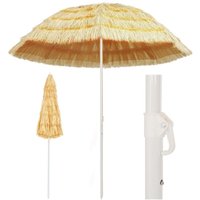 Beach Parasol Natural 240 cm Hawaii Style Vidaxl