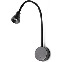 Faro Bel - led Indoor Wall Light Reading Lamp Black