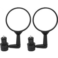 Groofoo - Bicycle Handlebar Mirror Round Shape 360 Degree Rotatable Bicycle Rear View Convex Handlebar Mirrors