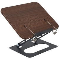 Black Mahogany Adjustable and Foldable Bookshelf