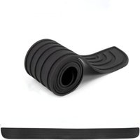 (Black/90 cm x 7 cm) Car Bumper Protector, Rubber Trunk Door Protector, Anti-Scratch and Anti-Slip, Suitable for Most Car Exterior Accessories