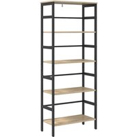 Bookshelf Sonoma Oak 60 x 29.5 x 149 cm Engineered Wood vidaXL
