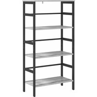Bookshelf Grey Sonoma 60 x 29.5 x 115 cm Engineered Wood vidaXL