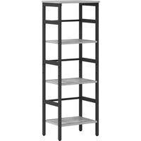 Bookshelf Grey Sonoma 40 x 29.5 x 115 cm Engineered Wood vidaXL