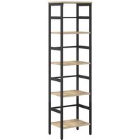 Bookshelf Sonoma Oak 40 x 29.5 x 149 cm Engineered Wood vidaXL