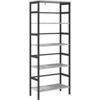 Bookshelf Grey Sonoma 60 x 29.5 x 149 cm Engineered Wood vidaXL