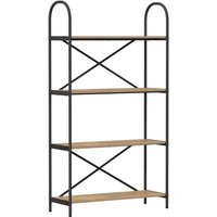 Bookshelf Artisan oak 80 x 30 x 146 cm Engineered wood vidaXL