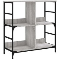 Bookshelf Grey Sonoma 78.5x33x82 cm Engineered Wood Vidaxl