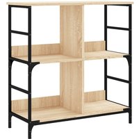 Bookshelf Sonoma Oak 78.5x33x82 cm Engineered Wood Vidaxl