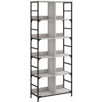 Bookshelf Grey Sonoma 78.5x33x188.5 cm Engineered Wood Vidaxl