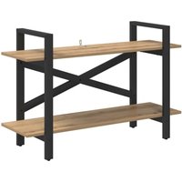 Bookshelf Artisan Oak 100 x 33.5 x 64 cm Engineered Wood vidaXL