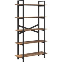 Bookshelf Old Wood 100 x 33.5 x 178 cm Engineered Wood vidaXL