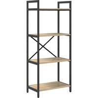 Bookshelf Sonoma Oak 56 x 34 x 133.5 cm Engineered Wood vidaXL