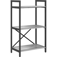Bookshelf Grey Sonoma 56 x 34 x 96 cm Engineered Wood vidaXL