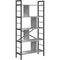 Bookshelf Grey Sonoma 75 x 30 x 156 cm Engineered Wood vidaXL