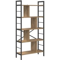 Bookshelf Artisan Oak 75 x 30 x 156 cm Engineered Wood vidaXL