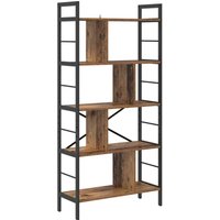 Bookshelf Old Wood 75 x 30 x 156 cm Engineered Wood vidaXL