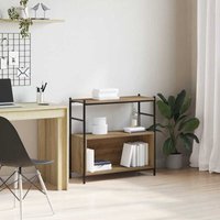 Bookshelf Artisan oak 80 x 30 x 78.5 cm Engineered Wood Vidaxl