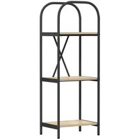 Bookshelf Sonoma oak 40 x 30 x 109 cm Engineered wood vidaXL