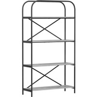 Bookshelf Grey sonoma 80 x 30 x 146 cm Engineered wood vidaXL