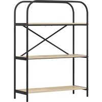 Bookshelf Sonoma oak 80 x 30 x 109 cm Engineered wood vidaXL