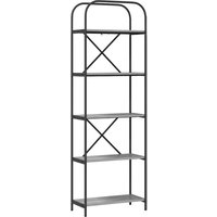 Bookshelf Grey sonoma 60 x 30 x 183 cm Engineered wood vidaXL
